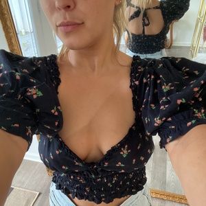 Urban Outfitters Smocked top